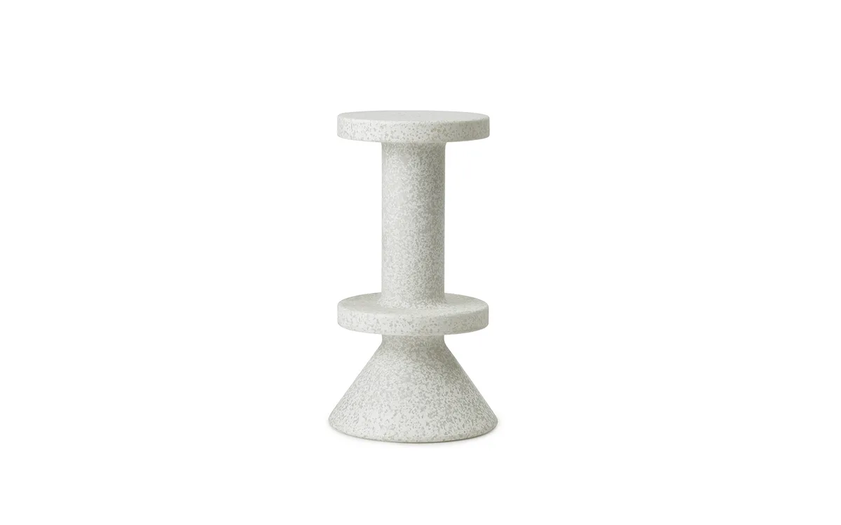 Bit barstoel 75cm white/white van Normann Copenhagen – productfoto