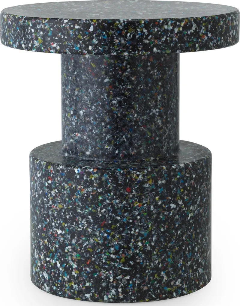 Bit Stool Bijzettafel Black Multi de Normann Copenhagen en Marmer – photo du produit