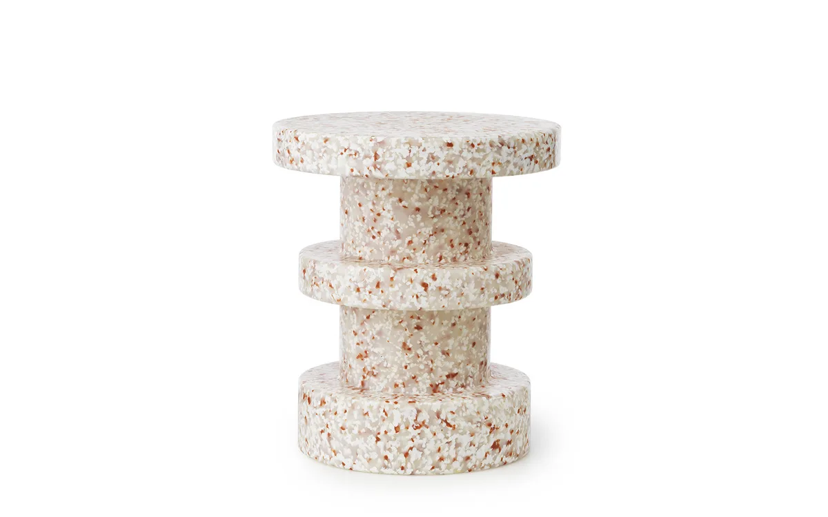 Bit stool stack white bijzettafel van Normann Copenhagen – productfoto