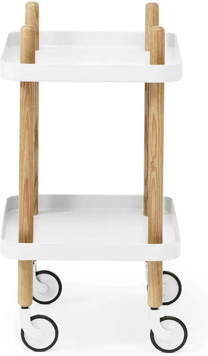Block Trolley 45 de Normann Copenhagen en Wit – photo du produit