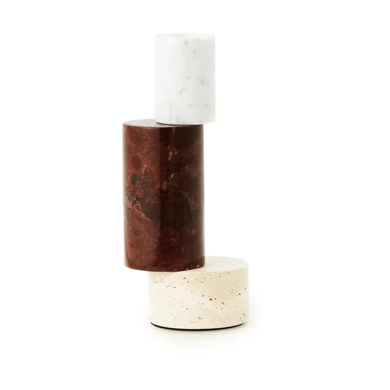 Blox Kerzenhalter Burgunderrot von Normann Copenhagen – Produktfoto
