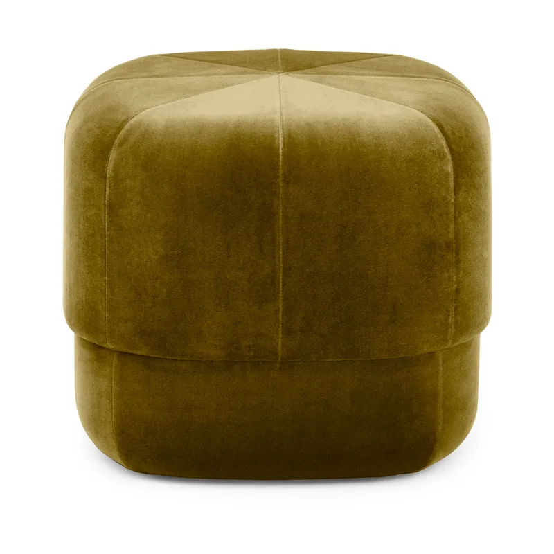 Circus Sitzpouf Velours moosgrün, klein by Normann Copenhagen – product photo