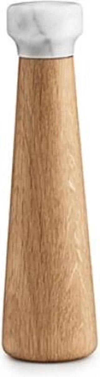 Craft zoutmolen groot, eiken / marmer wit van Normann Copenhagen – productfoto
