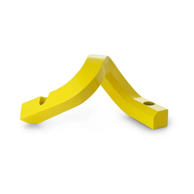 Crooked Kerzenhalter 2 Yellow by Normann Copenhagen – product photo
