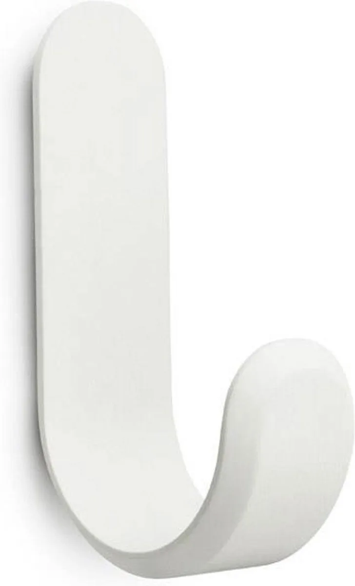 Curve-haken - wit van Normann Copenhagen in Wit – productfoto