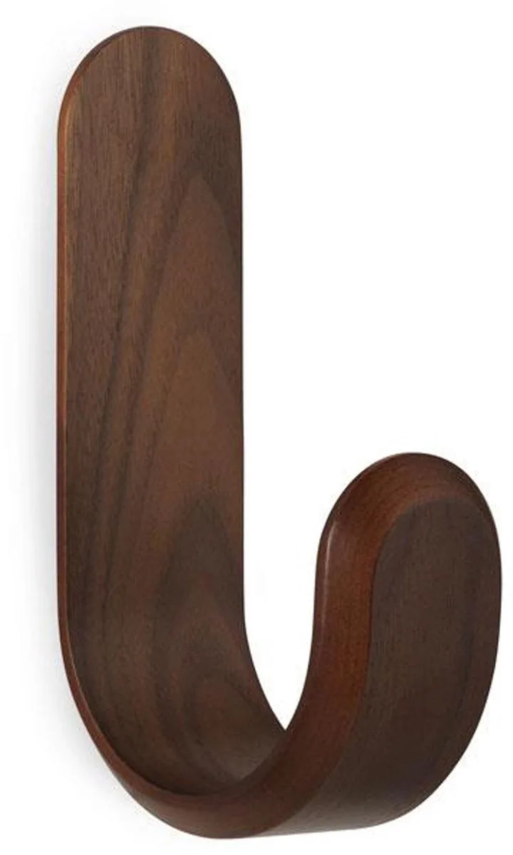 Curve Hook Haak Walnut de Normann Copenhagen en Bruin – photo du produit