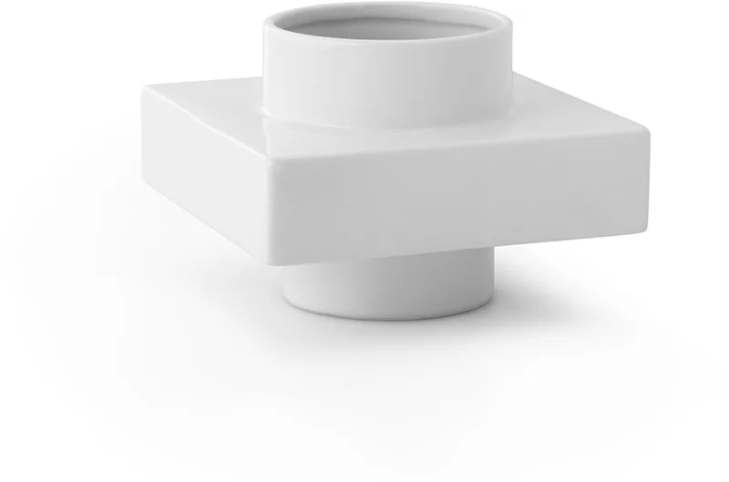 Deko Object small S2 H12cm D16cm keramiek snow by Normann Copenhagen in Wit – product photo