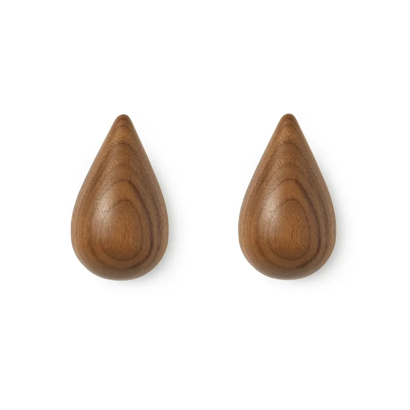 Dropit knopp 2er Pack Walnuss Leinen från Normann Copenhagen – produktbild