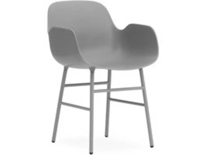 Form Armlehnstuhl mit Metallgestell von Normann Copenhagen – Produktfoto