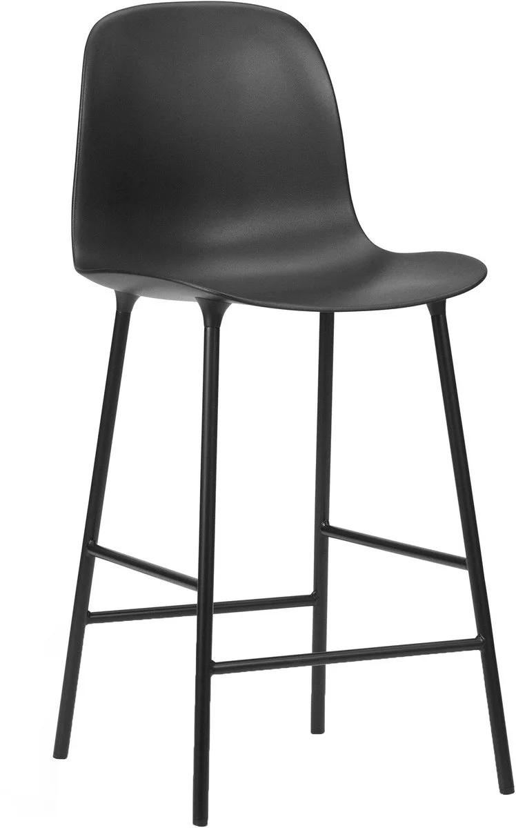 Form Bar Chair Barkruk 65cm by Normann Copenhagen in Zwart – product photo