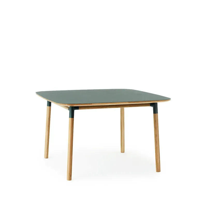 Form Esstisch 120 x 120cm Green, Eichenholzbeine by Normann Copenhagen – product photo