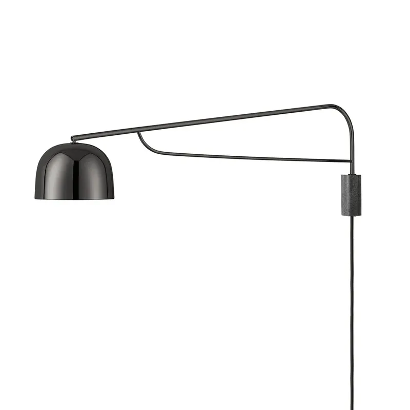 Grant Wandleuchte Black, Groß- Stahl, Granit by Normann Copenhagen – product photo
