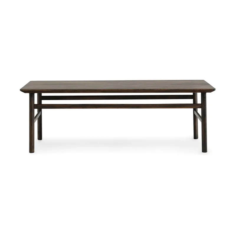 Grow Couchtisch Eiche rot gebeizt, large van Normann Copenhagen – productfoto