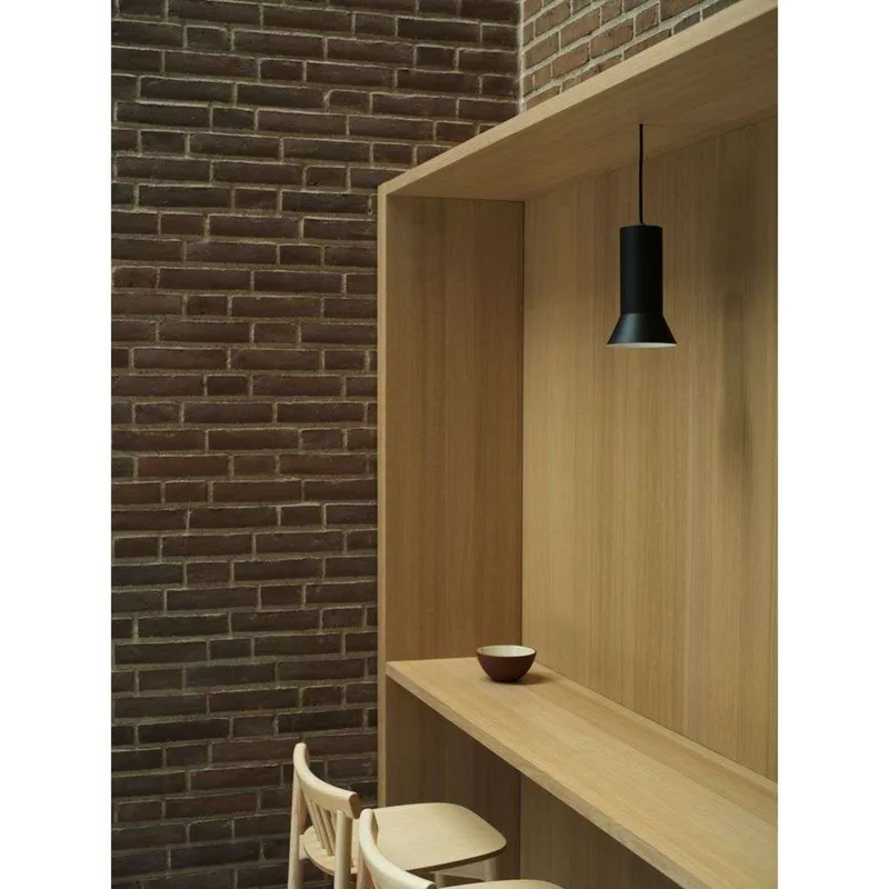 Hat Hanglamp Small Black - Normann Copenhagen - Woonkamer - Aluminium by Normann Copenhagen – product photo