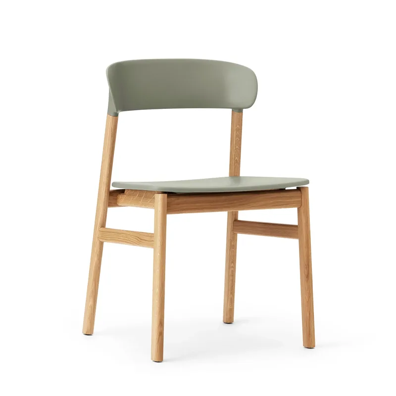 Herit Stuhl Eiche Dusty green (grün) by Normann Copenhagen – product photo