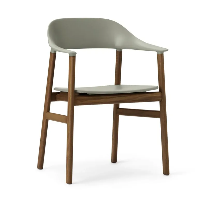 Herit Stuhl Eiche geraucht Dusty Green från Normann Copenhagen – produktbild