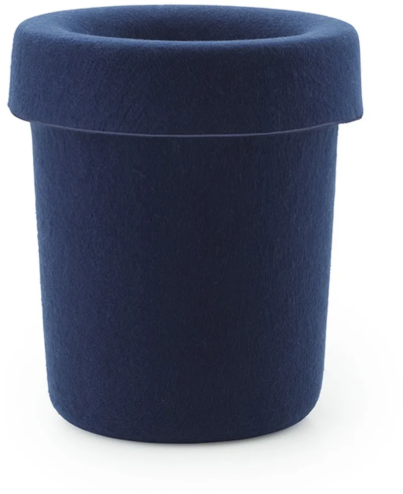 Hide Office Prullenbak Dark Blue by Normann Copenhagen in Donkerblauw – product photo
