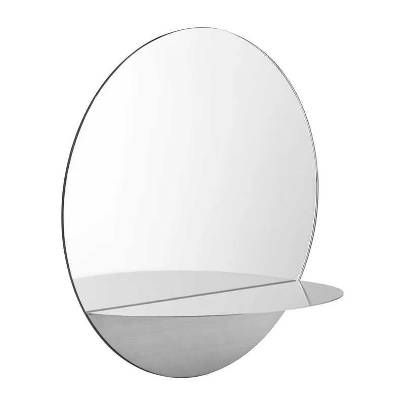 Horizon Spiegel rund Edelstahl von Normann Copenhagen – Produktfoto