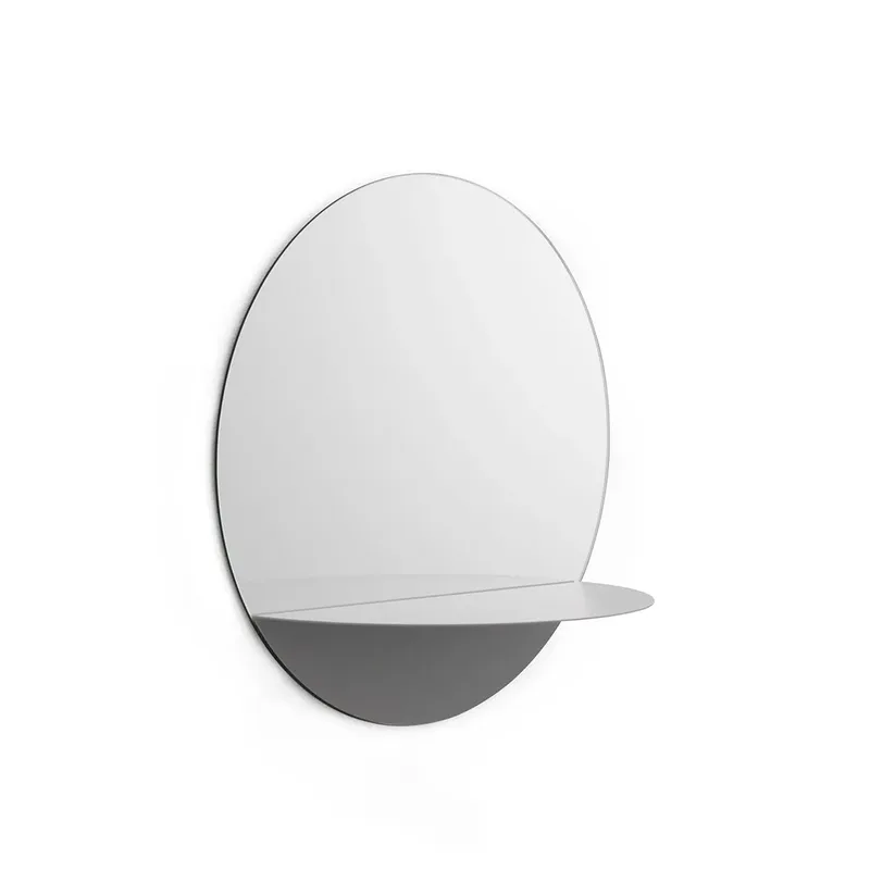 Horizon Spiegel rund Grau von Normann Copenhagen – Produktfoto