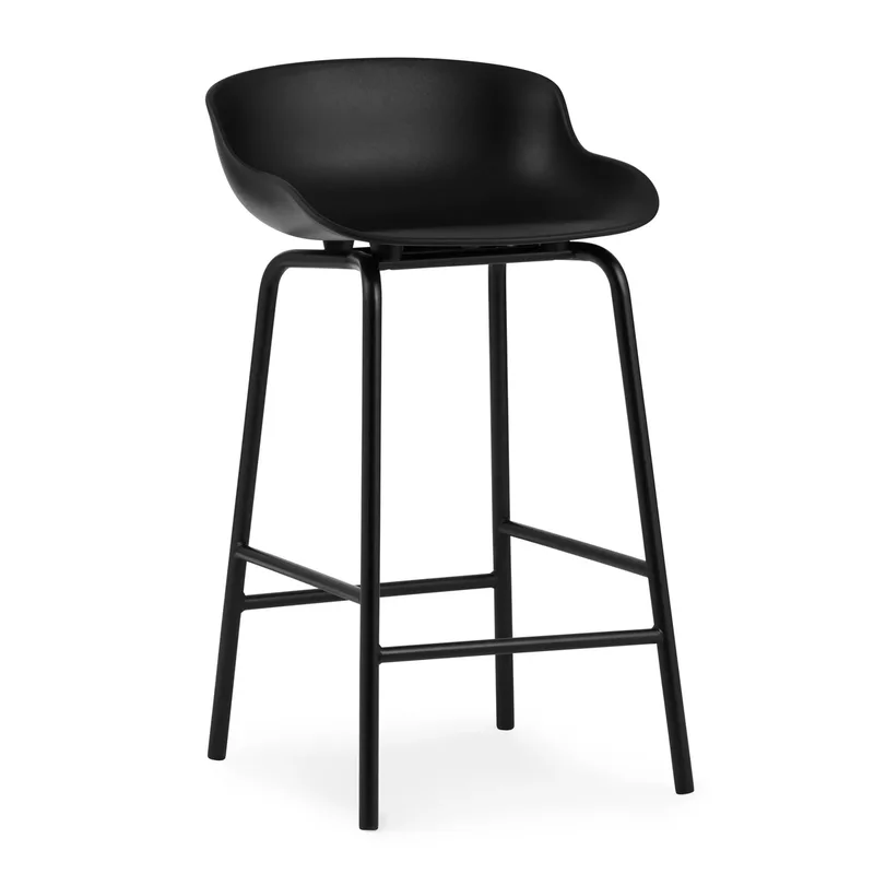 Hyg Barstuhl Metallbeine 65cm Schwarz by Normann Copenhagen – product photo