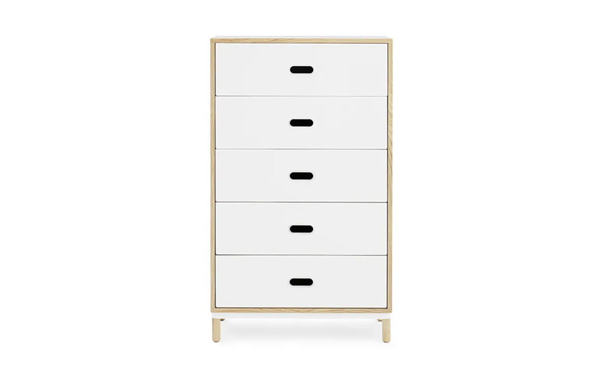 Kabino lade kast met 5 lades wit von Normann Copenhagen – Produktfoto