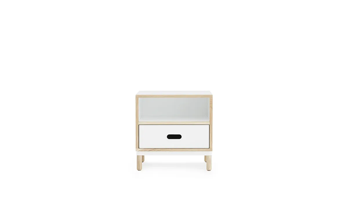 Kabino nachtkastje wit von Normann Copenhagen – Produktfoto