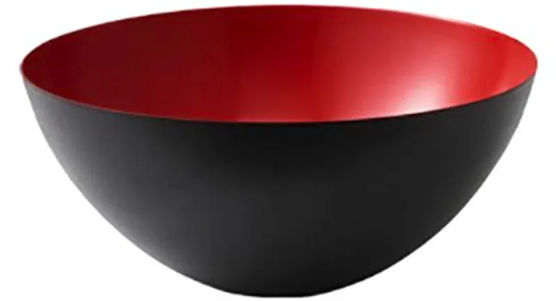 Krenit kommetje rood 10cl van Normann Copenhagen in Zwart – productfoto