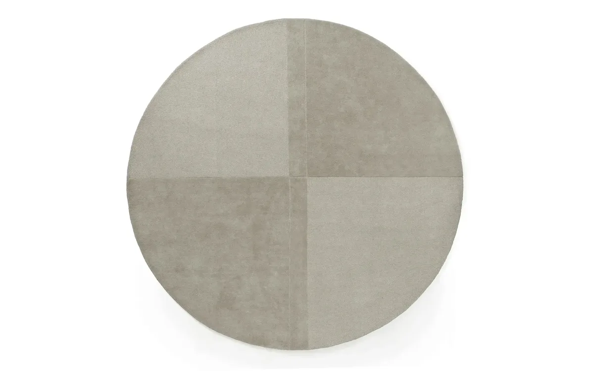 Level vloerkleed Ø280cm warm grey van Normann Copenhagen – productfoto