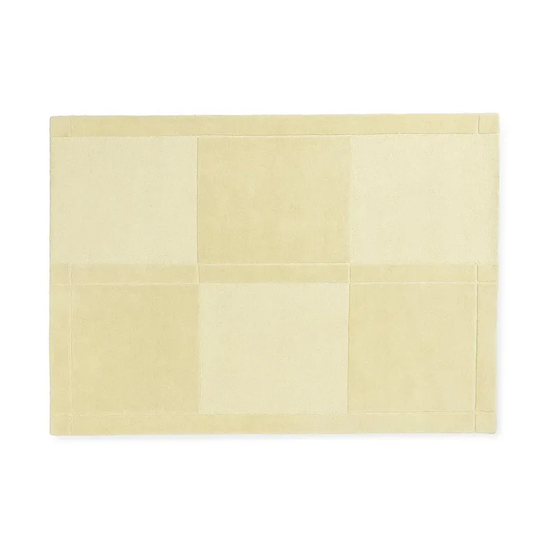Level Wollteppich Light yellow, 170x240 cm van Normann Copenhagen – productfoto