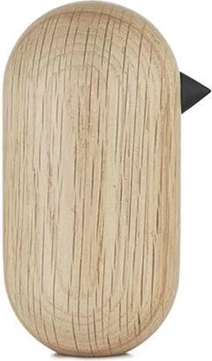 Little Bird Decoratie 10cm Eiken by Normann Copenhagen in Naturel – product photo