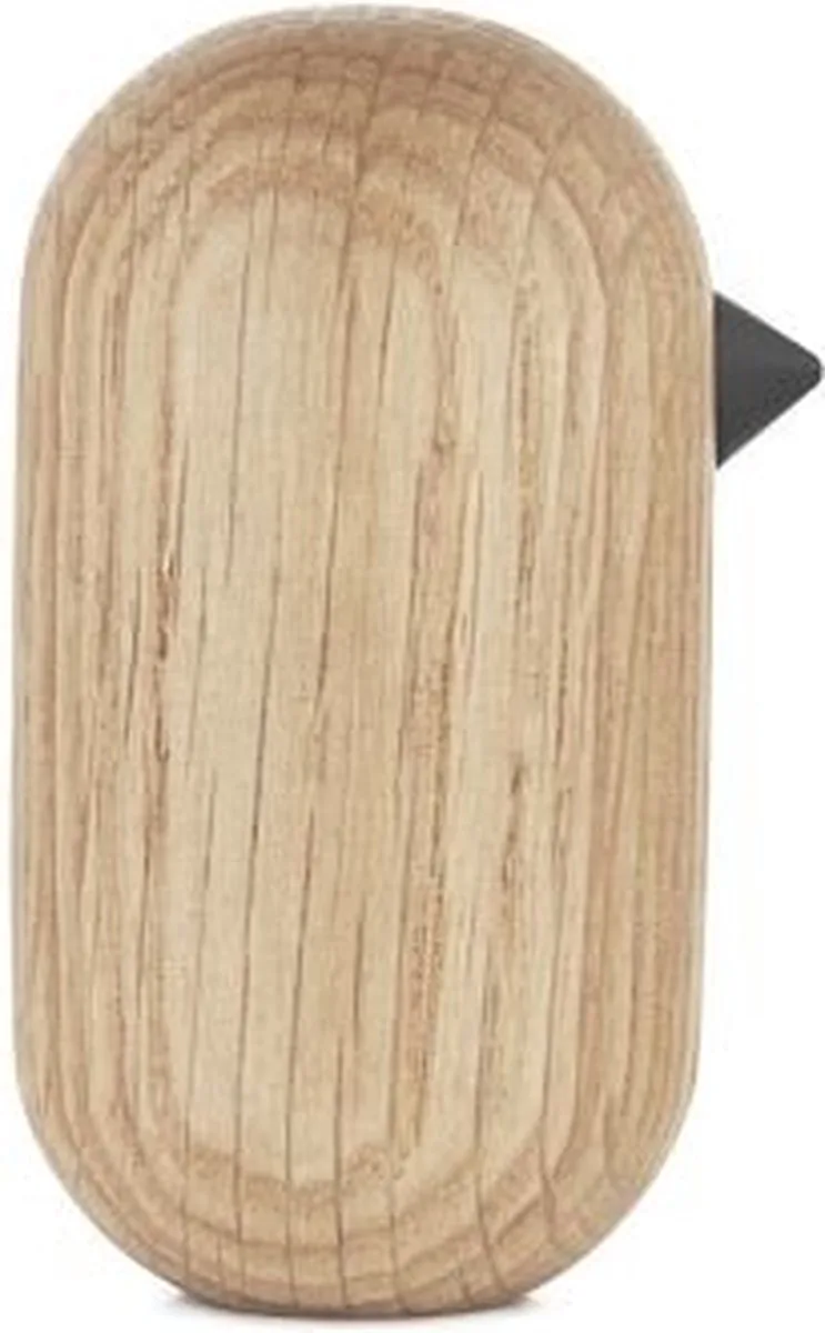Little Bird Decoratie 7cm Eiken by Normann Copenhagen in Naturel – product photo