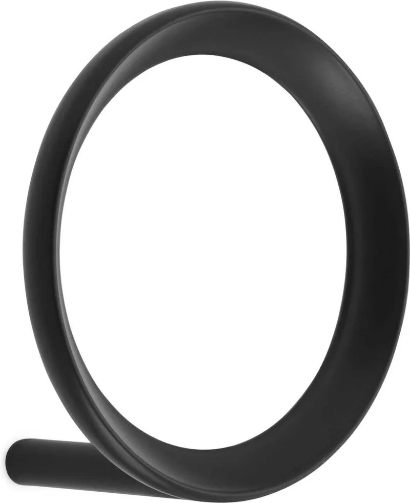 Loop Haak Ø9.4 Large Black van Normann Copenhagen in Zwart – productfoto
