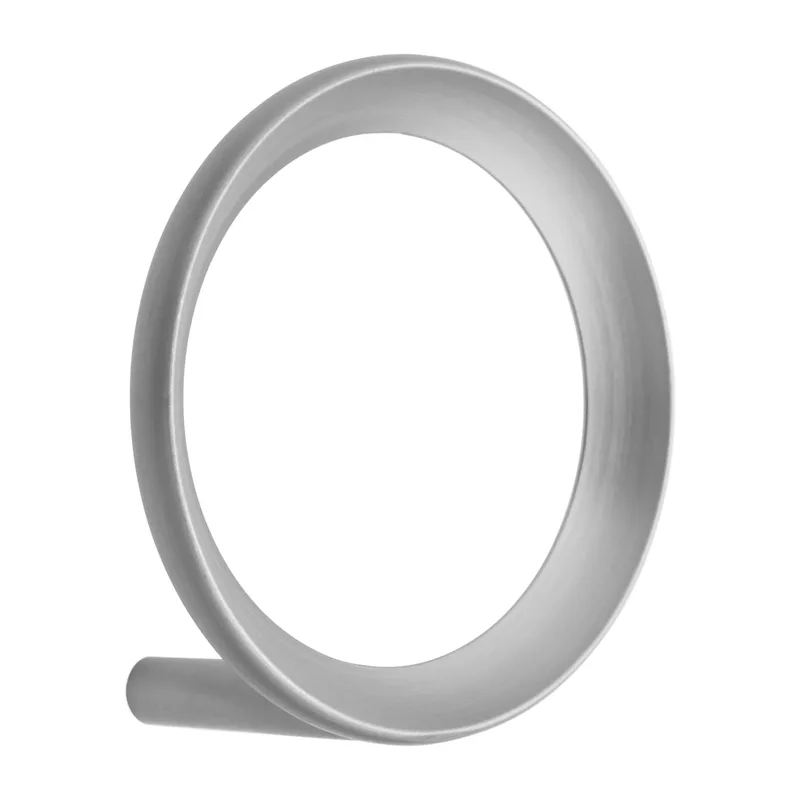 Loop Haken medium Ø 7,8 cm Brushed Zinc fra Normann Copenhagen – produktbillede