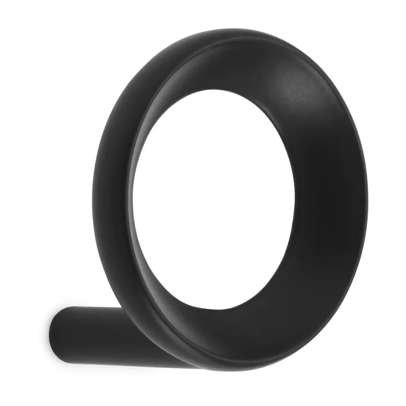 Loop Haken small Ø 4,4 cm Black fra Normann Copenhagen – produktbillede