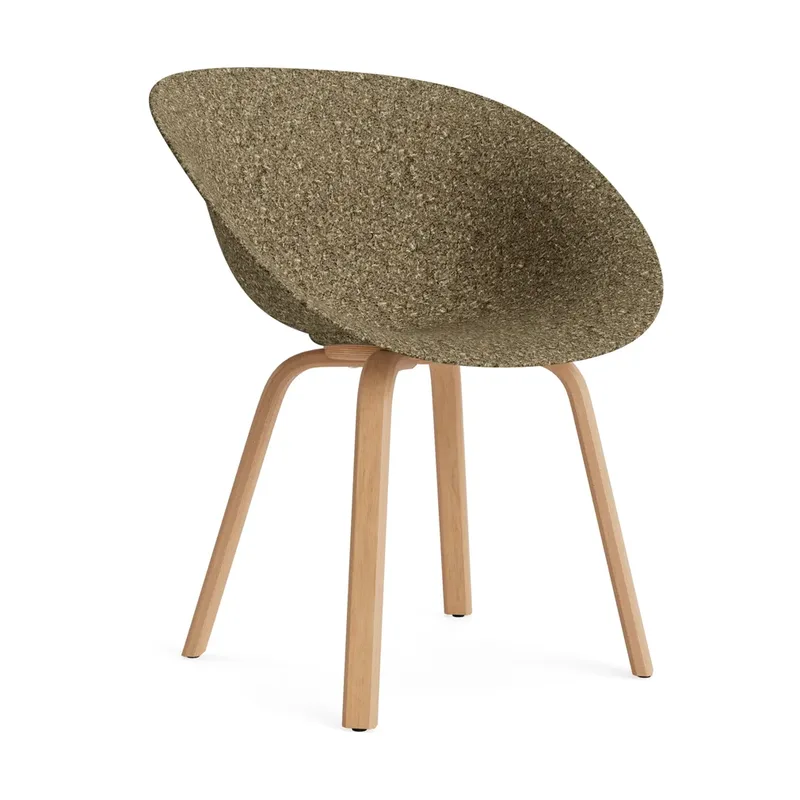 Mat Armchair Sessel Seaweed-beech von Normann Copenhagen – Produktfoto