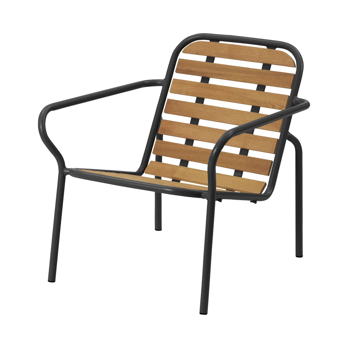 Niedrig stapelbarer Sessel Vig - Holz natur - Geöltes Robinienholz - Designer Simon Legald de Normann Copenhagen – photo du produit
