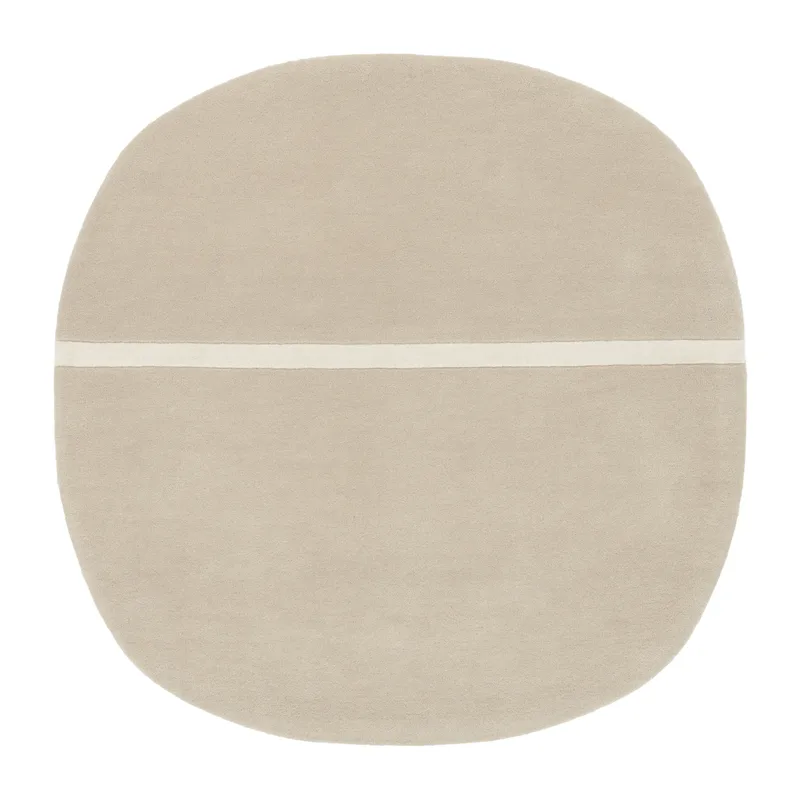 Oona Teppich 140 x 140cm Sand de Normann Copenhagen – photo du produit