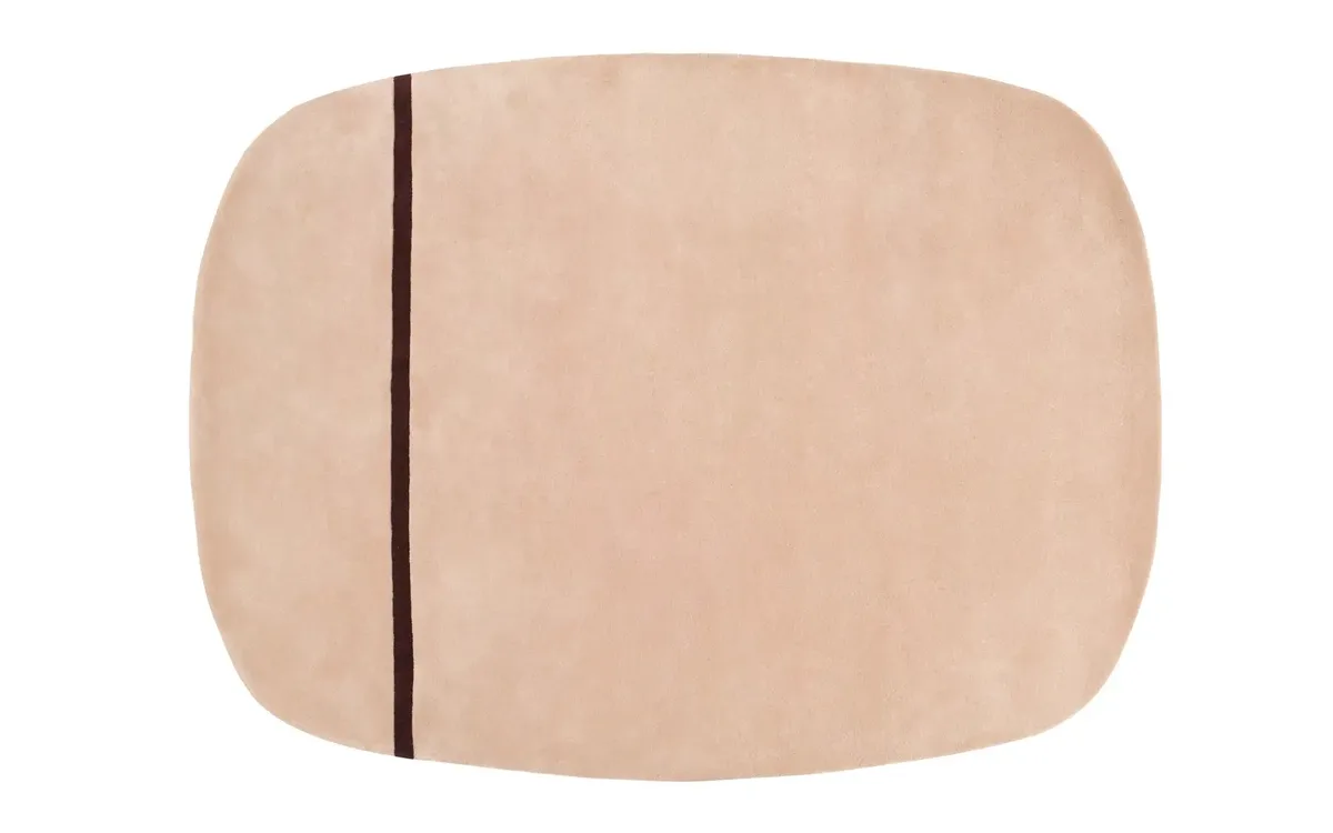 Oona vloerkleed 175x240cm rose van Normann Copenhagen – productfoto