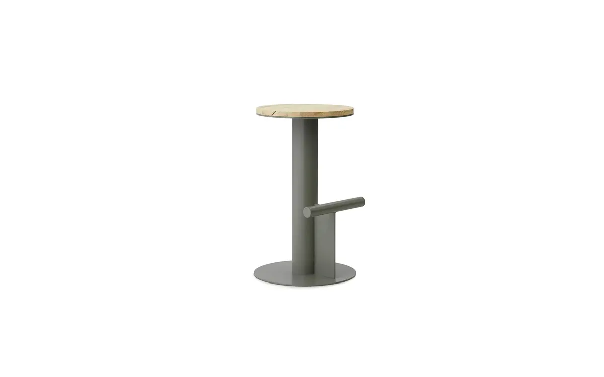 Pole barkruk 65cm pine/grey by Normann Copenhagen – product photo