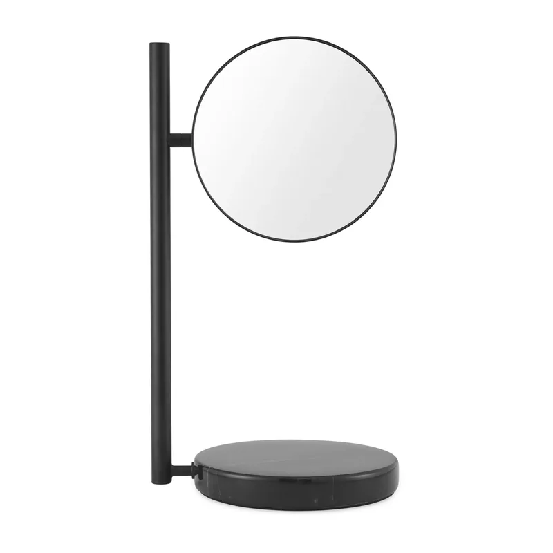 Pose Tischspiegel doppelseitig 21 x 39 cm Schwarz fra Normann Copenhagen – produktbillede