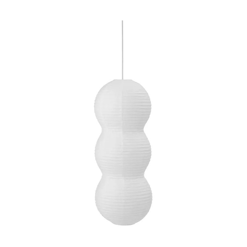 Puff Multitude Lampenschirm 23 x 60 cm Weiß van Normann Copenhagen – productfoto