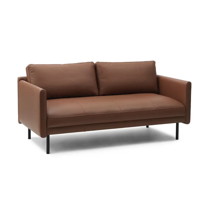 Rar 2-Sitzer Sofa Omaha leather cognac by Normann Copenhagen – product photo