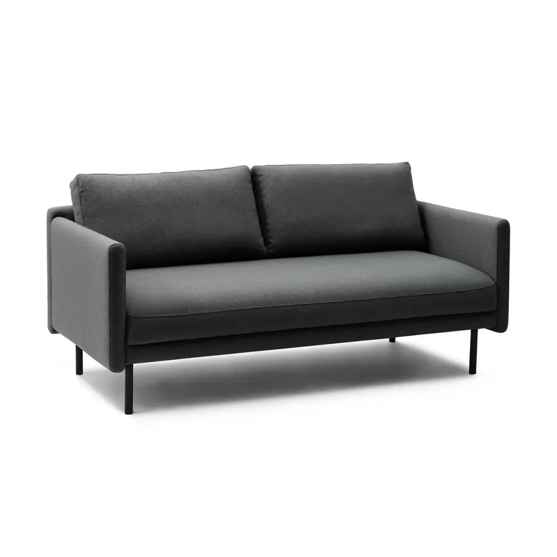 Rar 2-Sitzer Sofa Re-Born dark grey by Normann Copenhagen – product photo