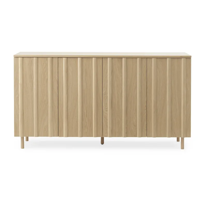 Rib Beistelltisch 45 x 159 cm Oak från Normann Copenhagen – produktbild