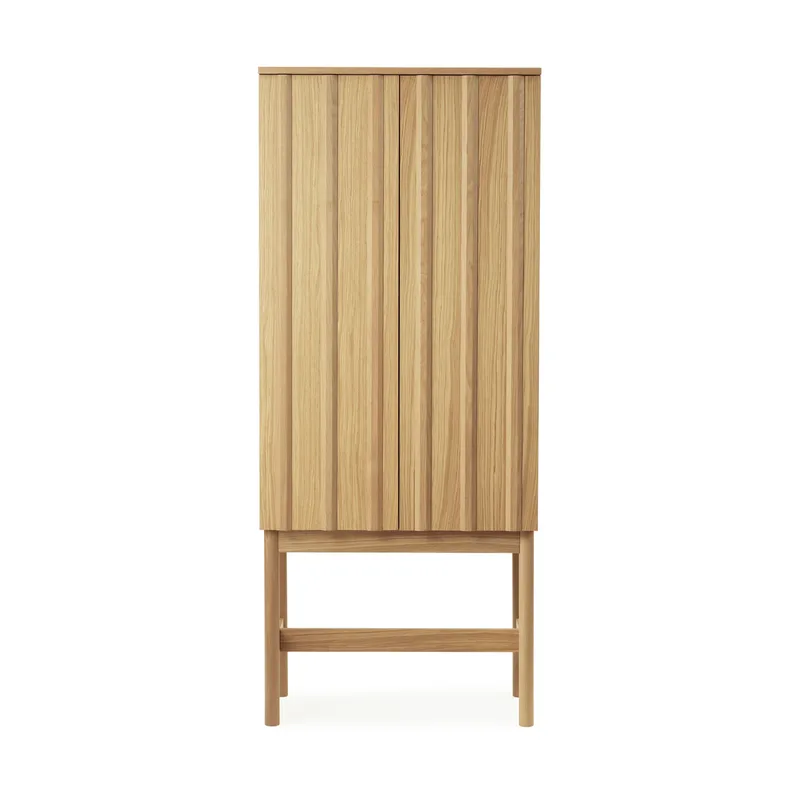 Rib Schrank Eiche, 166,5x70x43 cm från Normann Copenhagen – produktbild