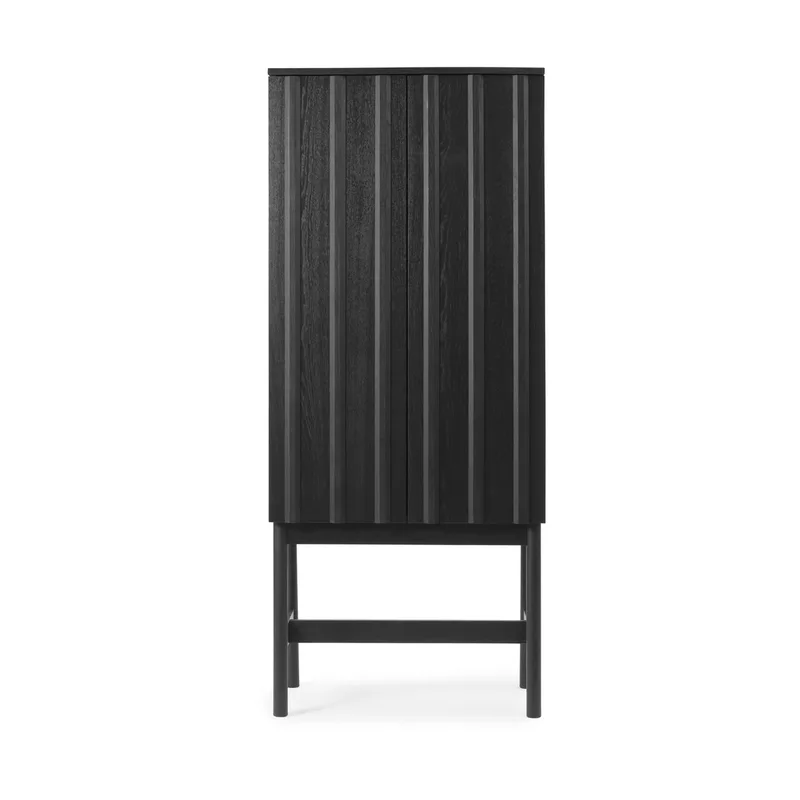 Rib Schrank Soft Black, 166,5x70x43 cm från Normann Copenhagen – produktbild