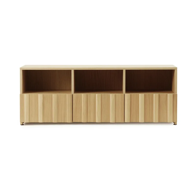 Rib Sideboard Hybrid Eiche, 44x120x38 cm by Normann Copenhagen – product photo