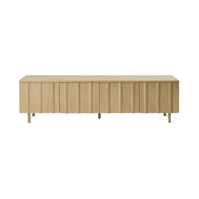 Rib Sideboard niedrig Oak by Normann Copenhagen – product photo