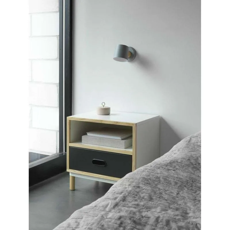 Rise Wandlamp Hardwired Grey - Normann Copenhagen - Woonkamer - Metaal by Normann Copenhagen – product photo