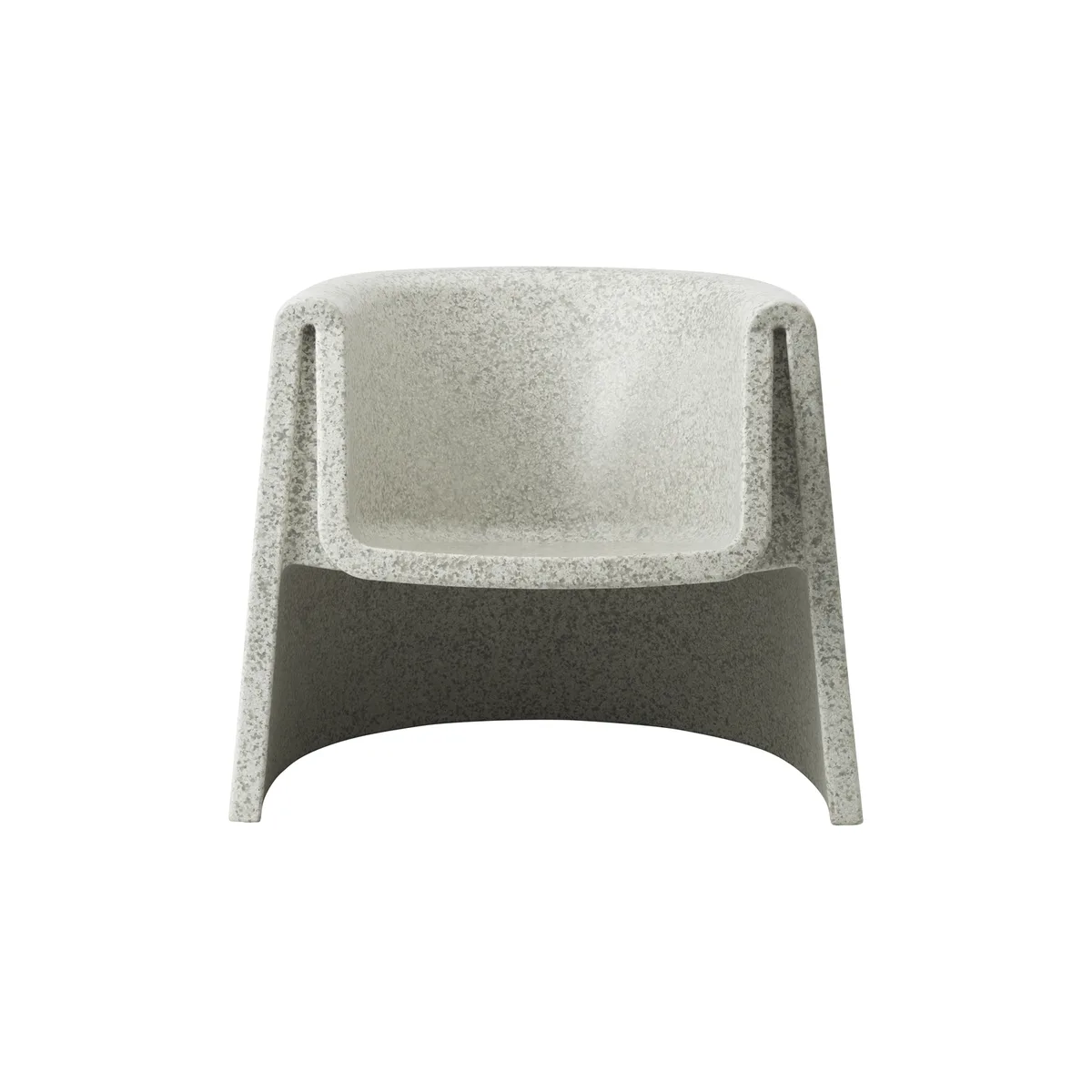 Sessel Bit - Weiß - Recyceltes Polyethylen - Designer Simon Legald de Normann Copenhagen – photo du produit